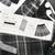 BGM School Colours Washi Tape Set Gray. Three foil-stamped washi rolls (15 / 20 / 30 mm × 3 m) in grey school-uniform checks. Set de rubans washi BGM School Colours Gray. Trois rouleaux washi dorés (15 / 20 / 30 mm × 3 m), carreaux d’uniforme gris.