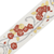 BGM Flower & Leaf Washi Tape Rose (2 cm). A 20 mm × 5 m foil-stamped washi roll of roses and foliage in a low-colour, print-like finish. Ruban washi BGM Flower & Leaf Rose (2 cm). Rouleau washi 20 mm × 5 m doré, roses et feuillage, encre à deux tons, aspect gravure.