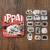 BGM IPPAI Sticker Set Lots of Cameras. A foil-stamped flake pack of 45 camera stickers (15 designs × 3) in a 90 × 100 mm sleeve. Set d’autocollants BGM IPPAI Lots of Cameras. 45 stickers appareils photo dorés (15 motifs × 3), pochette 90 × 100 mm.
