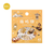 BGM Maiden’s Moment Sticker Set Travel Time. A foil-stamped flake pack of 45 travel stickers (15 designs × 3) in a 90 × 100 mm sleeve. Set d’autocollants BGM Maiden’s Moment Travel Time. 45 stickers voyage dorés (15 motifs × 3), pochette 90 × 100 mm.