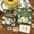 BGM Today’s Cafe Sticker Set Junsoku Cha. A foil-stamped flake pack of 45 pure-coffee-shop stickers (15 designs × 3) in a 90 × 100 mm sleeve. Set d’autocollants BGM Today’s Cafe Junsoku Cha. 45 stickers kissaten dorés (15 motifs × 3), pochette 90 × 100 mm.
