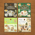 BGM Today’s Cafe Sticker Set Botanical. A foil-stamped flake pack of 45 botanical-café stickers (15 designs × 3) in a 90 × 100 mm sleeve. Set d’autocollants BGM Today’s Cafe Botanical. 45 stickers café botanique dorés (15 motifs × 3), pochette 90 × 100 mm.