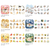BGM IPPAI Sticker Set Lots of Books. A foil-stamped flake pack of 45 book stickers (15 designs × 3) in a 90 × 100 mm sleeve, IPPAI vol.5. Set d’autocollants BGM IPPAI Lots of Books. 45 stickers livres dorés (15 motifs × 3), pochette 90 × 100 mm, IPPAI vol.5.
