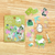 BGM Dolce Vita Sticker Set Letter of Happiness. A foil-stamped clear PET pack of 30 letter-and-note stickers (10 designs × 3). Set d’autocollants BGM Dolce Vita Letter of Happiness. 30 stickers lettres transparents dorés (10 motifs × 3), PET.