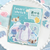 BGM Fuwari Sketch Sticker Set Blue. A pack of 30 soft blue write-on and decorative sketch stickers (10 designs × 3) in a 100 × 130 mm sleeve. Set d’autocollants BGM Fuwari Sketch Blue. 30 stickers croquis bleu clair à écrire (10 motifs × 3), pochette 100 × 130 mm.