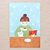 Cozyca × Mariko Fukuoka Postcard Set Meow. Ten 100 × 148 mm postcards in five cat-life designs. Set cartes postales Cozyca × Mariko Fukuoka Meow. Dix cartes 100 × 148 mm, cinq scènes de vie avec chats.