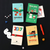 ICONIC 2027 Slow Diary with vintage illustrations in Ingredients, Old Things, Brew Time, and The Moments. / Agenda ICONIC 2027 Slow Diary aux illustrations vintage disponible en 4 motifs.