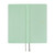 Hobonichi Techo 2027 Weeks Paper Series Frosty Jade English planner with gold foil. / Agenda en anglais Hobonichi Techo 2027 Weeks Série Papier Frosty Jade avec marquage doré.