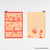 Hobonichi A6 Pencil Board ONE PIECE magazine Everyday Scenes with Straw Hat Crew artwork. / Sous-main Hobonichi A6 ONE PIECE magazine Everyday Scenes avec illustrations de l'équipage au Chapeau de Paille.