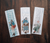 La Dolce Vita Bookmark Writing Green Girl. One clear PVC bookmark, 150 × 40 mm and 0.8 mm thick, sold with one paper card. Marque-page La Dolce Vita Writing Green Girl. Un marque-page PVC transparent, 150 × 40 mm et 0,8 mm, vendu avec une carte papier.