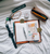 La Dolce Vita 10th Anniversary Notebook Dark Blue Floral B6 Slim blank notebook. / Carnet de notes vierge La Dolce Vita 10th Anniversary Dark Blue Floral format B6 Slim.