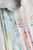 lin chia ning, washi tape, watercolor pattern 4, 1cm washi tape, lcn tape, taiwanese stationery, collage tape, narrow washi tape