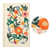 Midori 5-Year Diary Embroidered Floral Beige cloth cover journal. / Journal intime 5 ans Midori brode motif floral beige tissu fait au Japon.