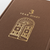 Midori 3-Year Diary Brown Cover cloth journal with slipcase. / Journal intime 3 ans Midori couverture marron en tissu fait au Japon.