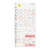 MIDORI PET Planner Sticker Date Frames Sun Ornament clear reusable planner stickers. / Autocollants repositionnables pour agenda MIDORI PET motif ornements soleil date cadre fait au Japon.