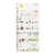 MIDORI PET Planner Sticker Interior Design clear reusable stickers for monthly blocks. / Autocollants repositionnables pour agenda MIDORI PET motif decoration interieure aquarelle fait au Japon.