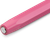 Kaweco SKYLINE SPORT pocket fountain pen in vibrant pink. Features a compact octagonal screw cap, a lightweight plastic body, and an engraved silver steel nib, available in a fine or medium size. / Stylo-plume de poche Kaweco SKYLINE SPORT en rose vif. Présente un capuchon à vis octogonal compact, un corps en plastique léger, et une plume gravée en acier argenté, disponible en taille fine ou moyenne.