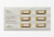 TRAVELER'S COMPANY BRASS Label Plates. A set of six vintage-style solid brass plates for indexing notebooks and boxes. Plaques d'étiquettes en laiton TRAVELER'S COMPANY. Un ensemble de six plaques en laiton massif au style vintage pour indexer carnets et boîtes.