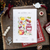 OURS 2027 Research Project Journal A5 The Reunion planner with fruit jam artwork and card slot cover. / Agenda A5 OURS 2027 Research Project Journal The Reunion avec illustrations de fruits et pochette pour cartes.