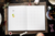 OURS 2027 Research Project Journal A5 The Reunion planner with fruit jam artwork and card slot cover. / Agenda A5 OURS 2027 Research Project Journal The Reunion avec illustrations de fruits et pochette pour cartes.