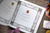 OURS 2027 Research Project Journal A5 The Reunion planner with fruit jam artwork and card slot cover. / Agenda A5 OURS 2027 Research Project Journal The Reunion avec illustrations de fruits et pochette pour cartes.