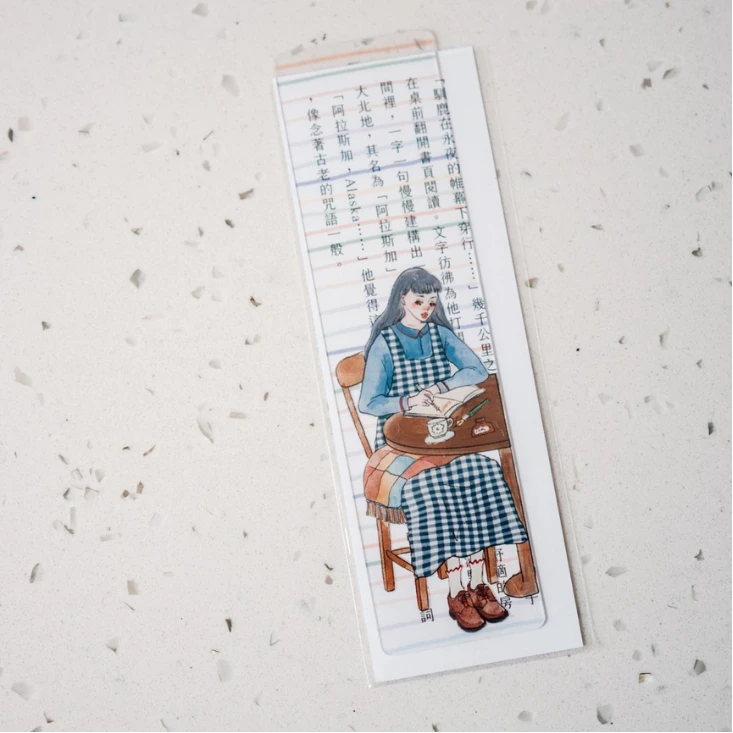 La Dolce Vita Bookmark &ndash; Writing Blue Girl