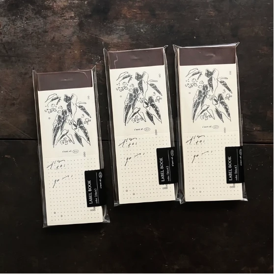 Some Sort of Fern Vintage Notepad - Angel Wings Begonia
