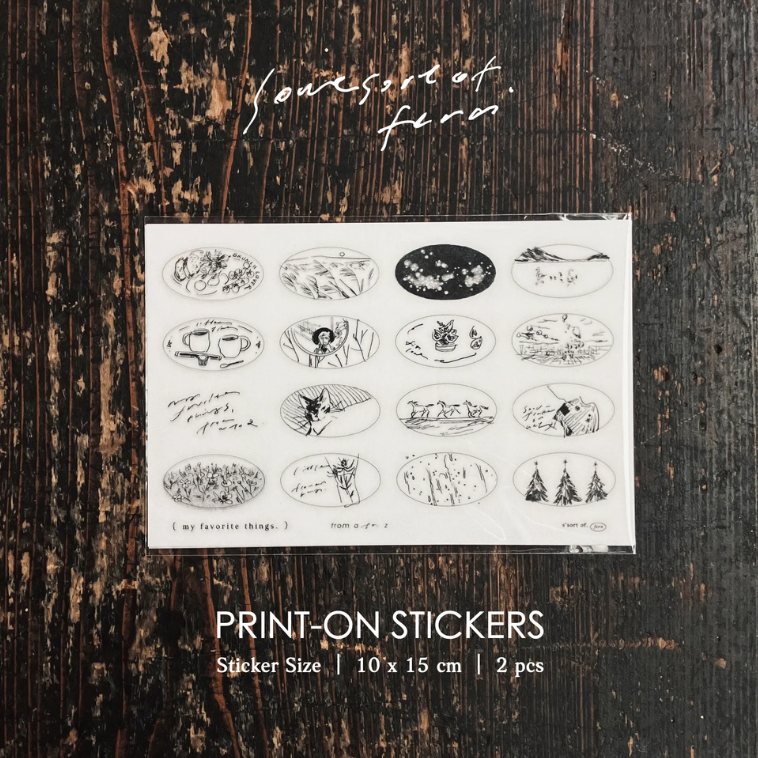 Some Sort of Fern Transfer Sticker Set - Beloved Sketches (2 sheets)