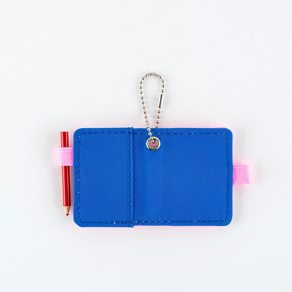 Hobonichi Techo Mini Keychain - Blue Pink