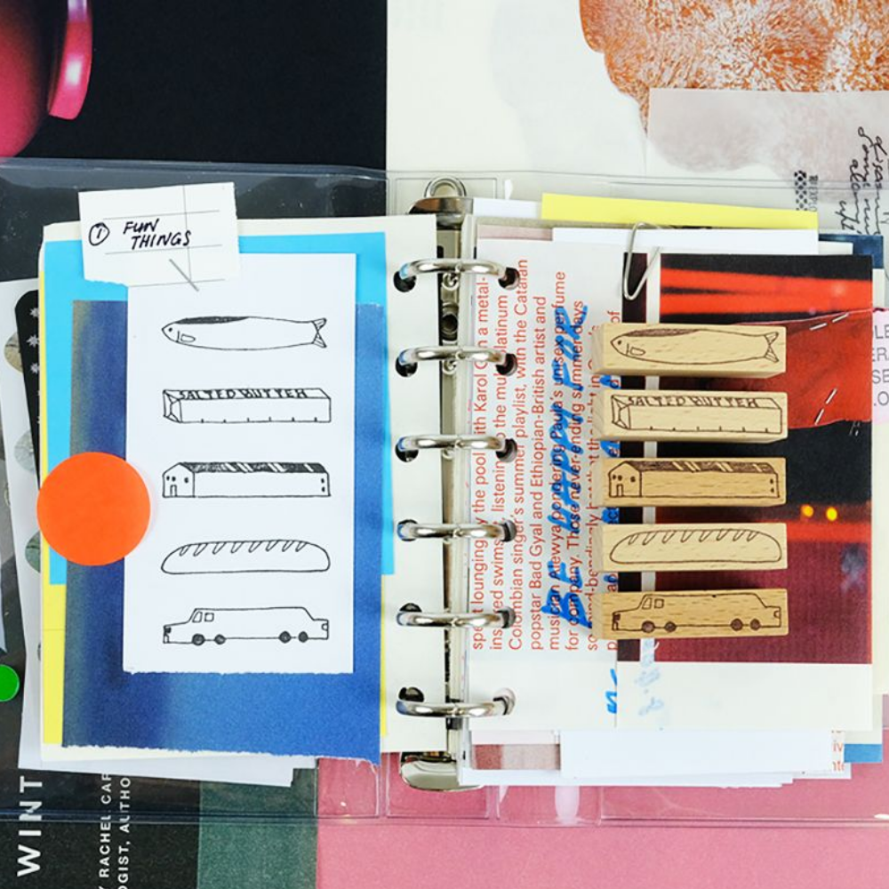 Kurukynki DAY TO DAY Rubber Stamp - Fun Things 