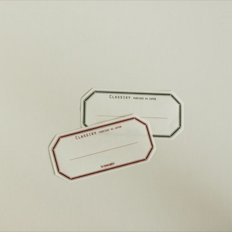 Classiky Letterpress Water Adhesive Memo Pad (2 colours)