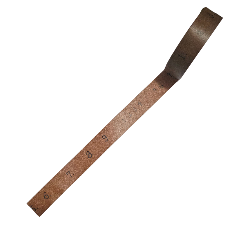 Classiky Number Washi Tape - Brown (1.5cm)