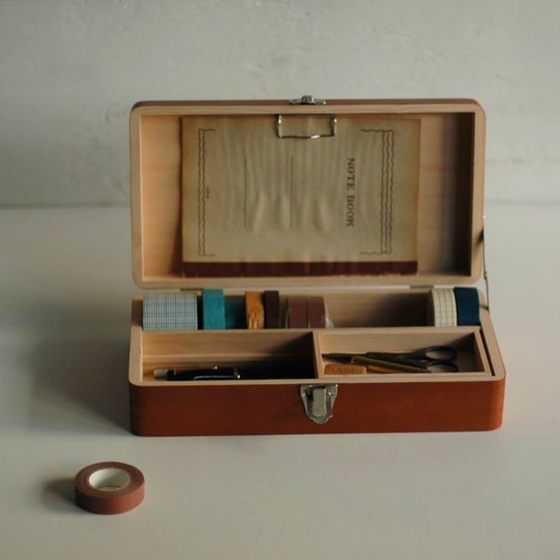 Classiky Toga Wood Desk Tool Box