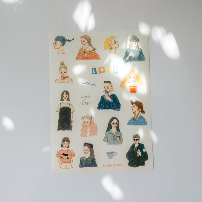 La Dolce Vita A6 Washi Sticker - It's so nice to have you