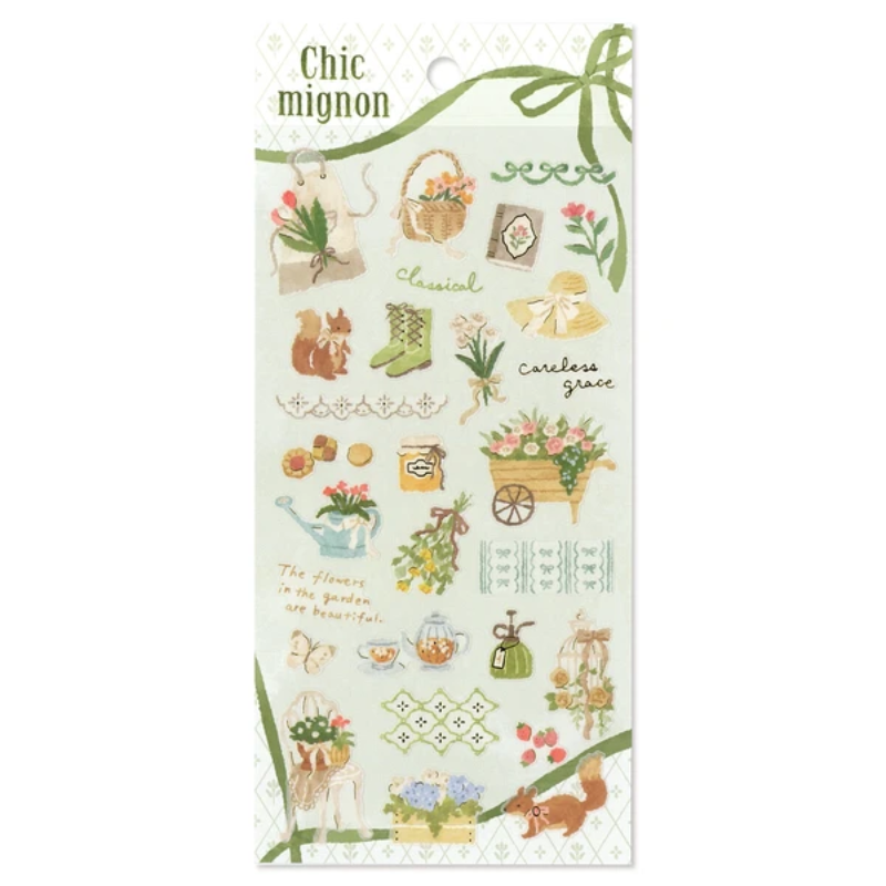 Mind Wave Chic Mignon Sticker - Gardening