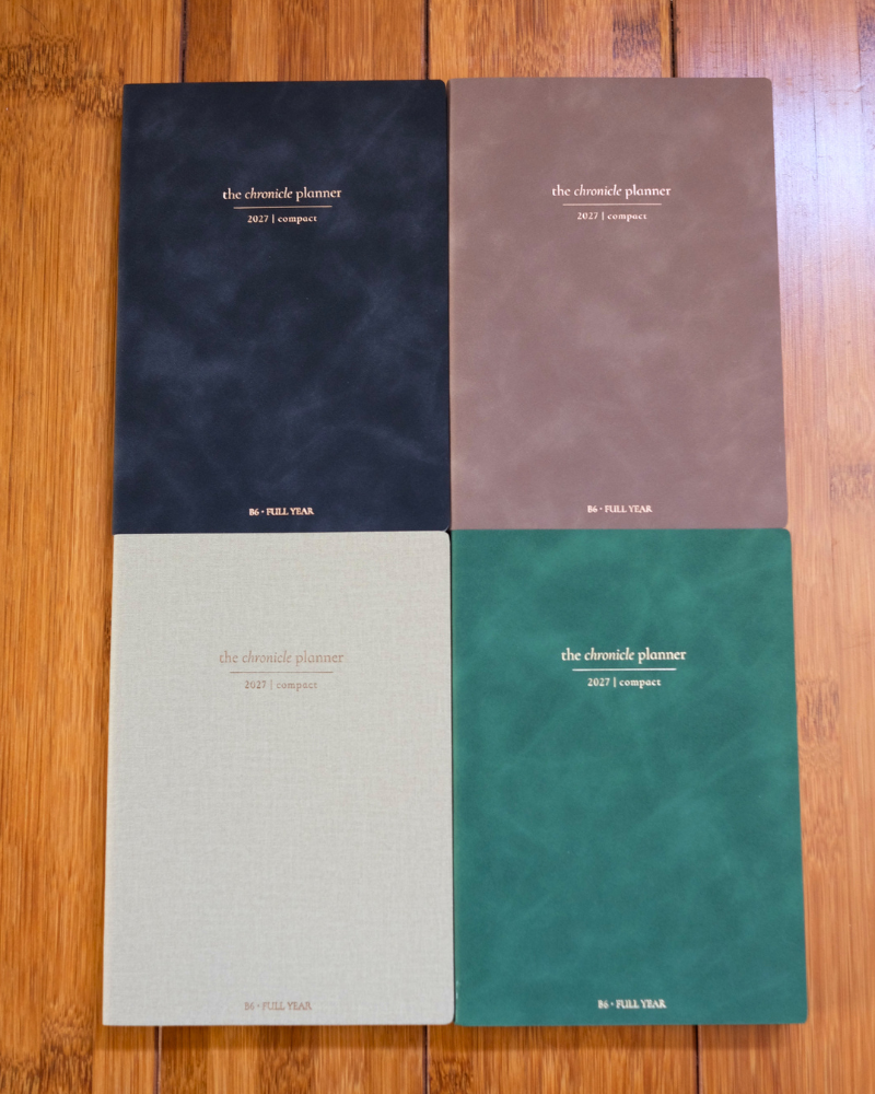 Faded Chronicle 2027 Chronicle Planner - B6 Compact