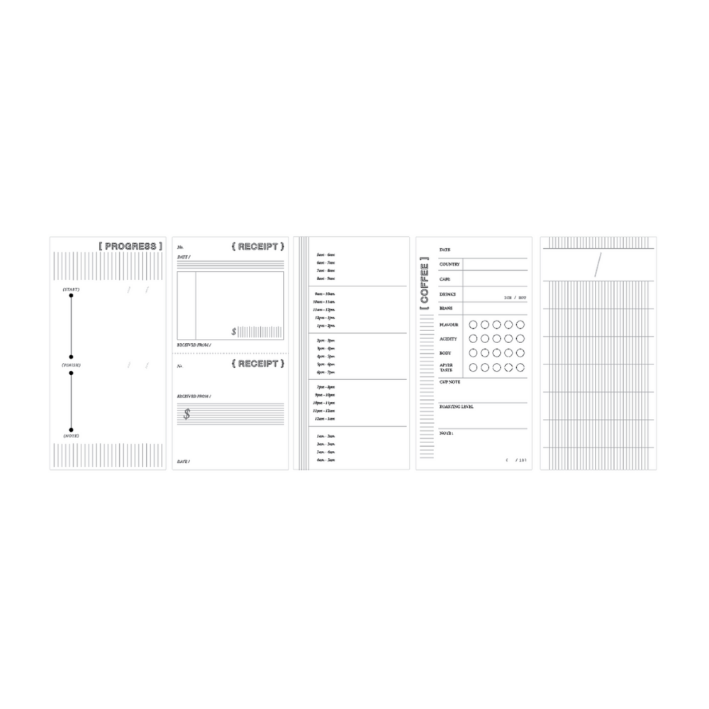 Kurukynki DAY TO DAY Paper Pack B (30 sheets)