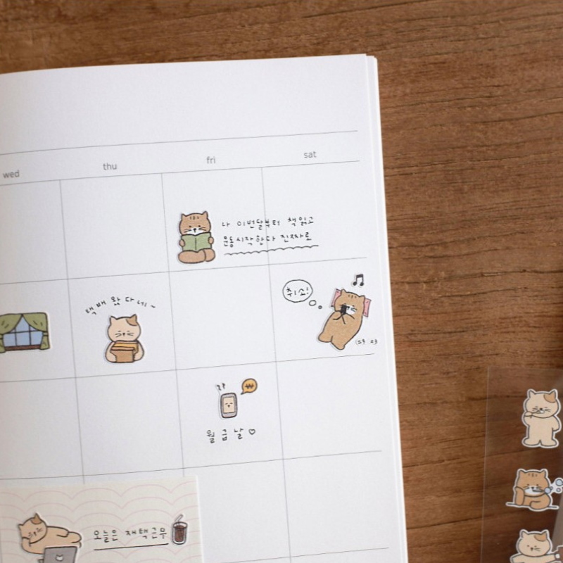 Suatelier Daily Deco Sticker - Goyomi & Goyami