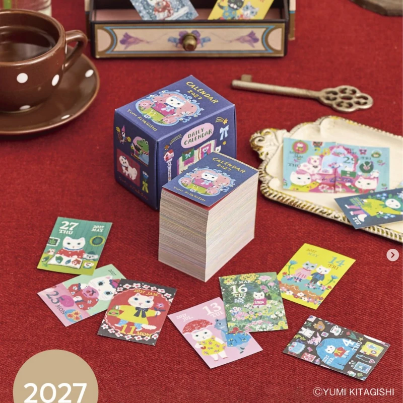 Yumi Kitagishi 2027 Mini Tear-Off Calendar