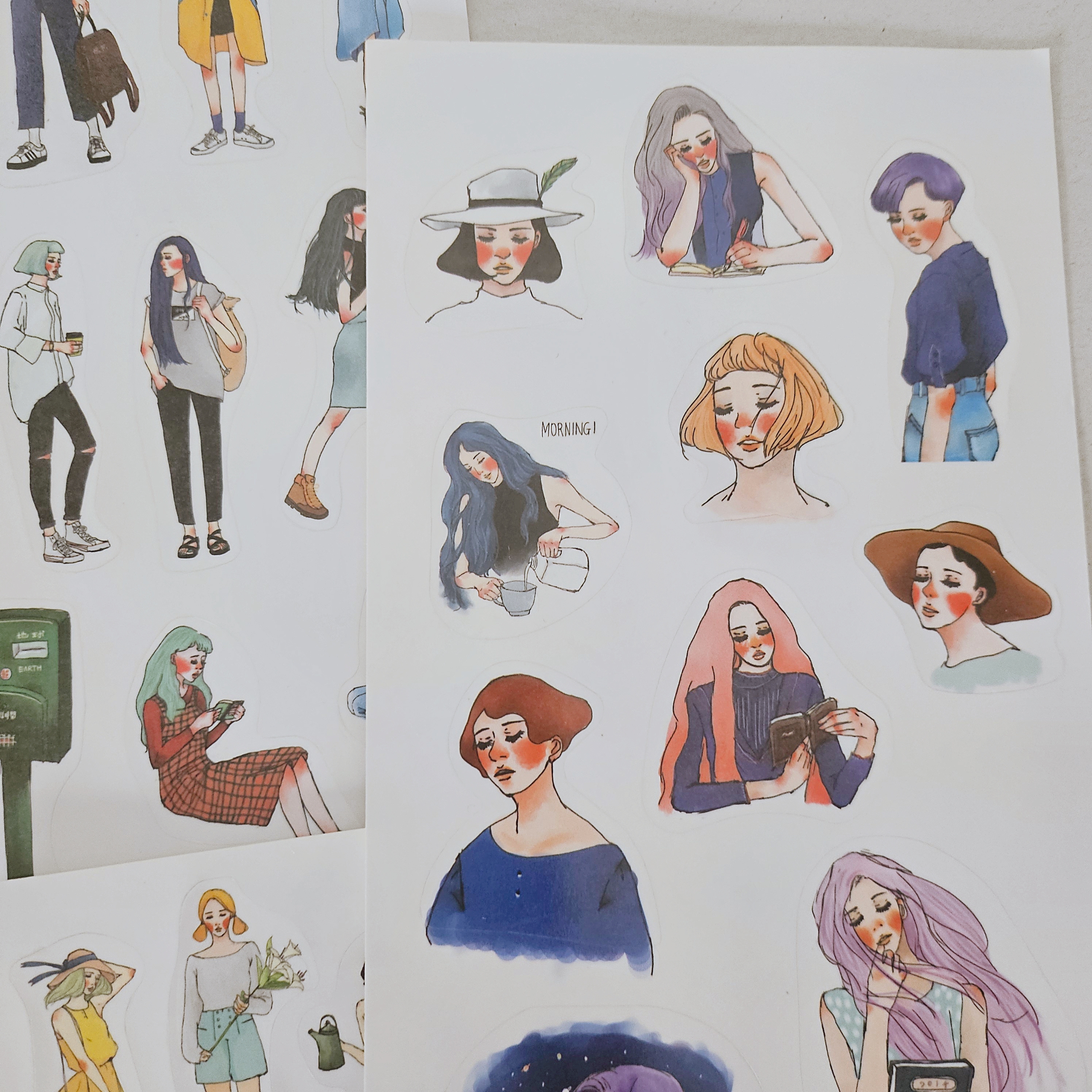 La Dolce Vita Sticker Set With Zipper File - LDV 5th Anniversary (5 sheets)