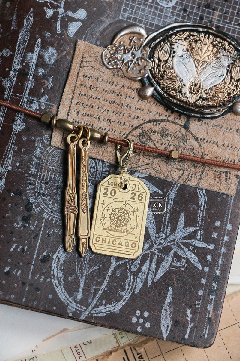 Lin Chia Ning Brass Charm - 2026 Chicago Stationery Fest (Limited Edition)