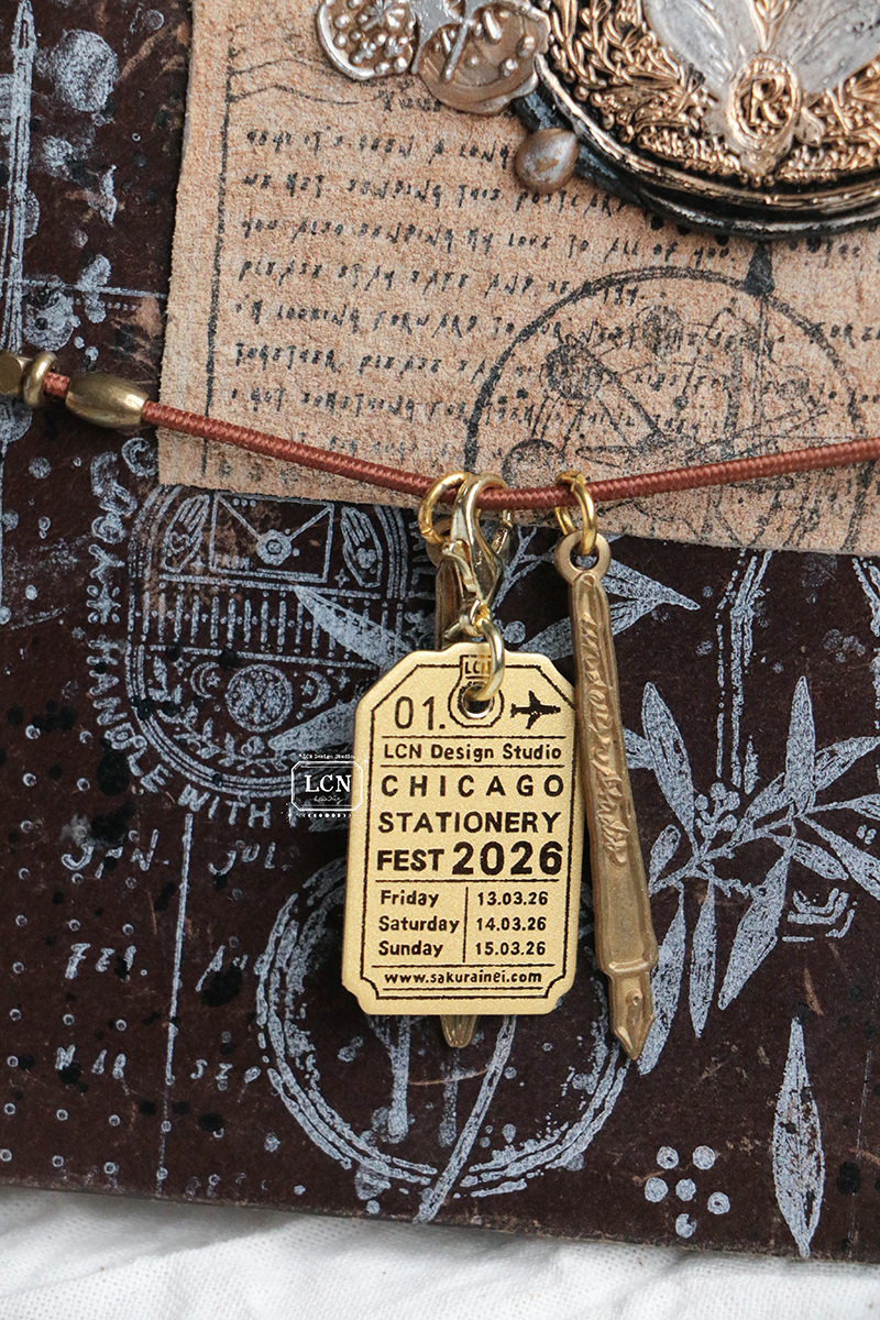 Lin Chia Ning Brass Charm - 2026 Chicago Stationery Fest (Limited Edition)