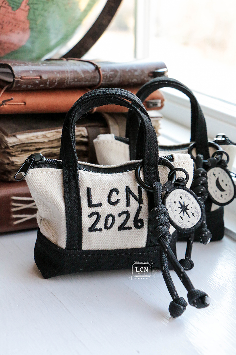 Lin Chia Ning 2026 Mini Tote Stationery Set - Black Cover