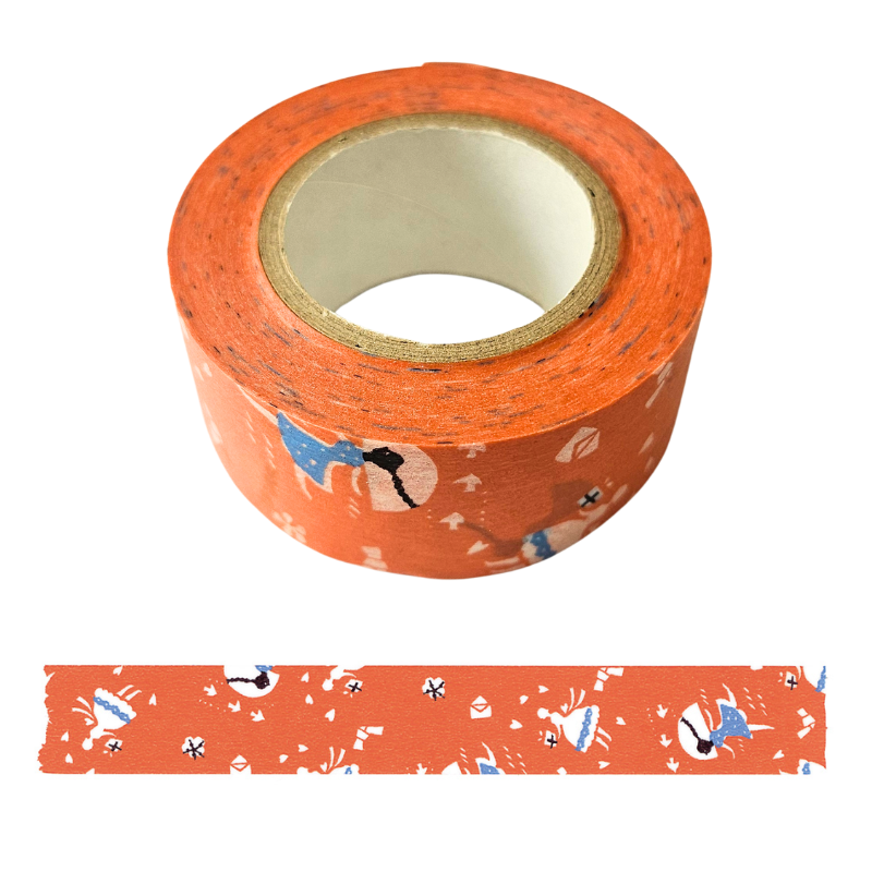 Classiky Love Letter Masking Tape - Orange (2.2cm)
