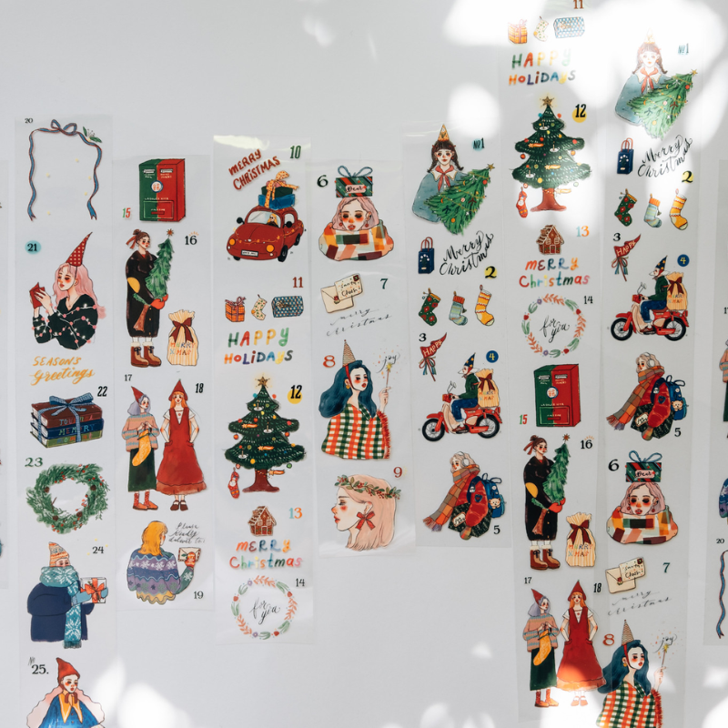 La Dolce Vita Christmas PET Tape - Let's countdown together (4cm)