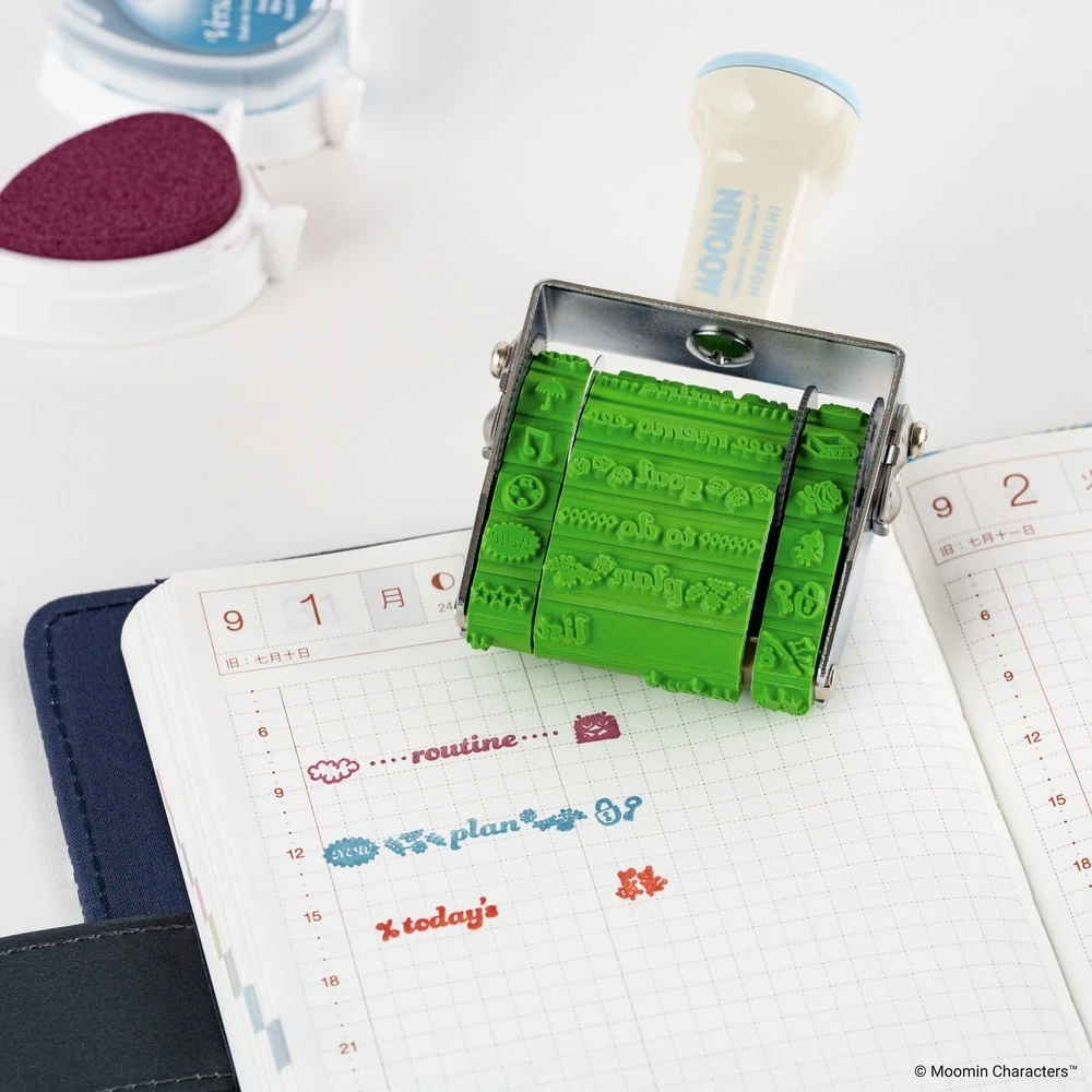 Sanby x Hobonichi Techo Rotating Stamp - Moomin