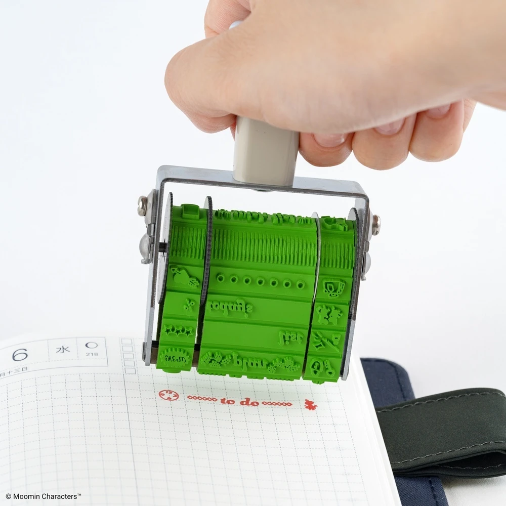 Sanby x Hobonichi Techo Rotating Stamp - Moomin