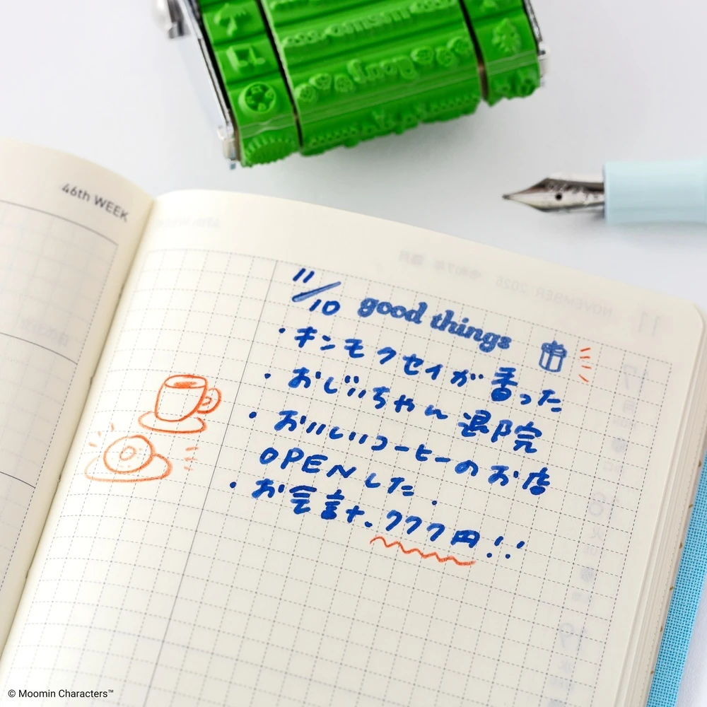Sanby x Hobonichi Techo Rotating Stamp - Moomin