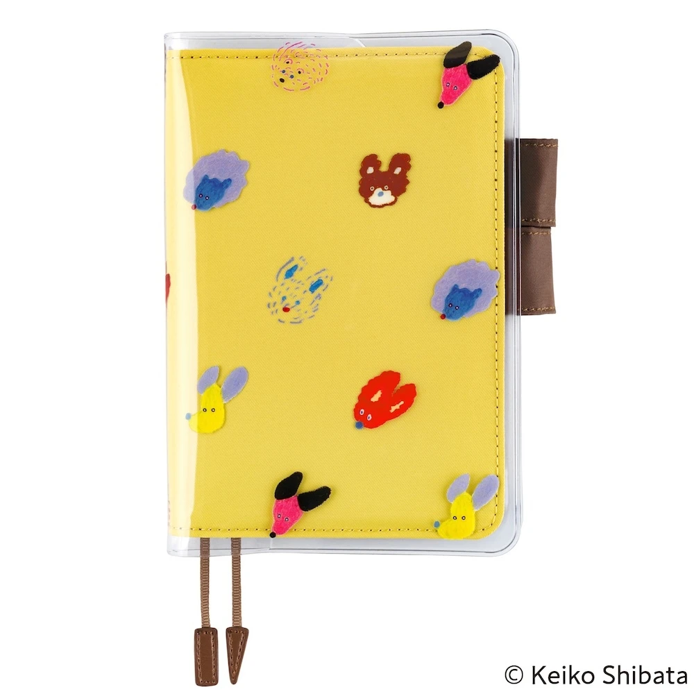 Hobonichi Techo A6 Original Cover on Cover - Keiko Shibata: Dog Ears Fluttering in the Wind