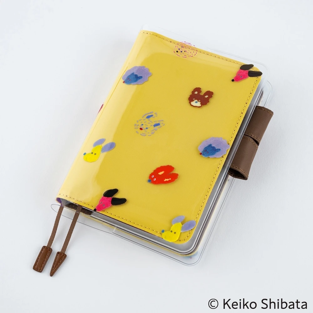 Hobonichi Techo A6 Original Cover on Cover - Keiko Shibata: Dog Ears Fluttering in the Wind